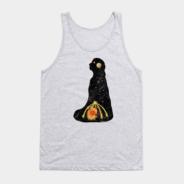 Cosmic Sweat Lodge Tank Top by JEAndersonArt